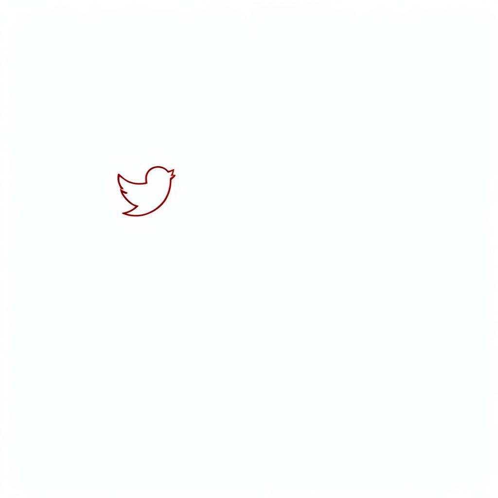 Minimal line drawing of a quill pen and inkwell on a dark slate background