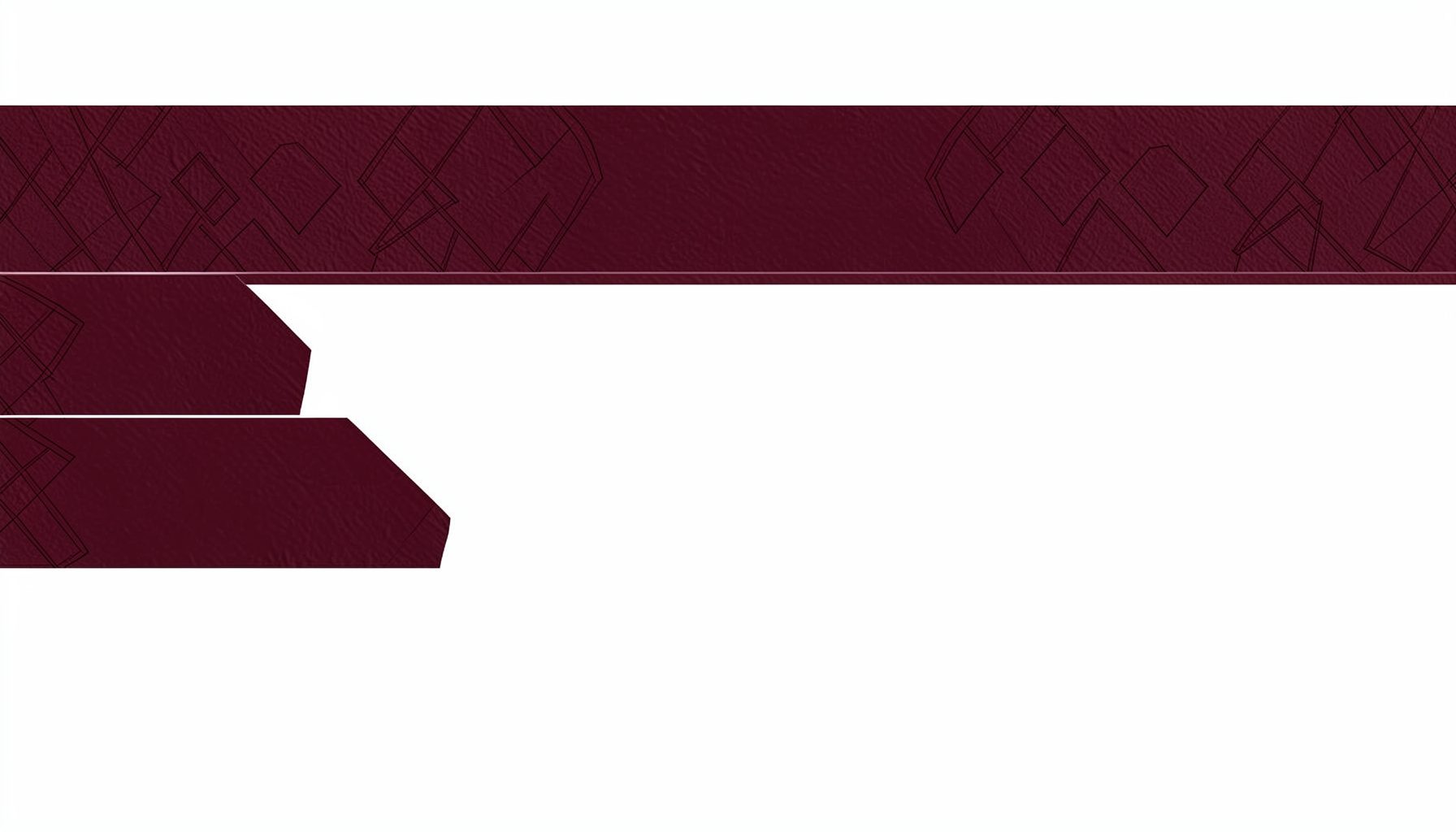 Dark burgundy textured banner with subtle geometric patterns